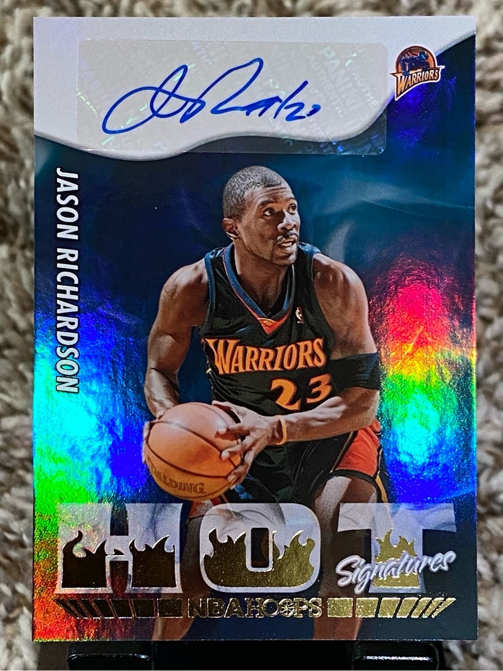 2022-23 JASON RICHARDSON Hot Signatures NBA Hoops Golden State Warriors #HS-JRS